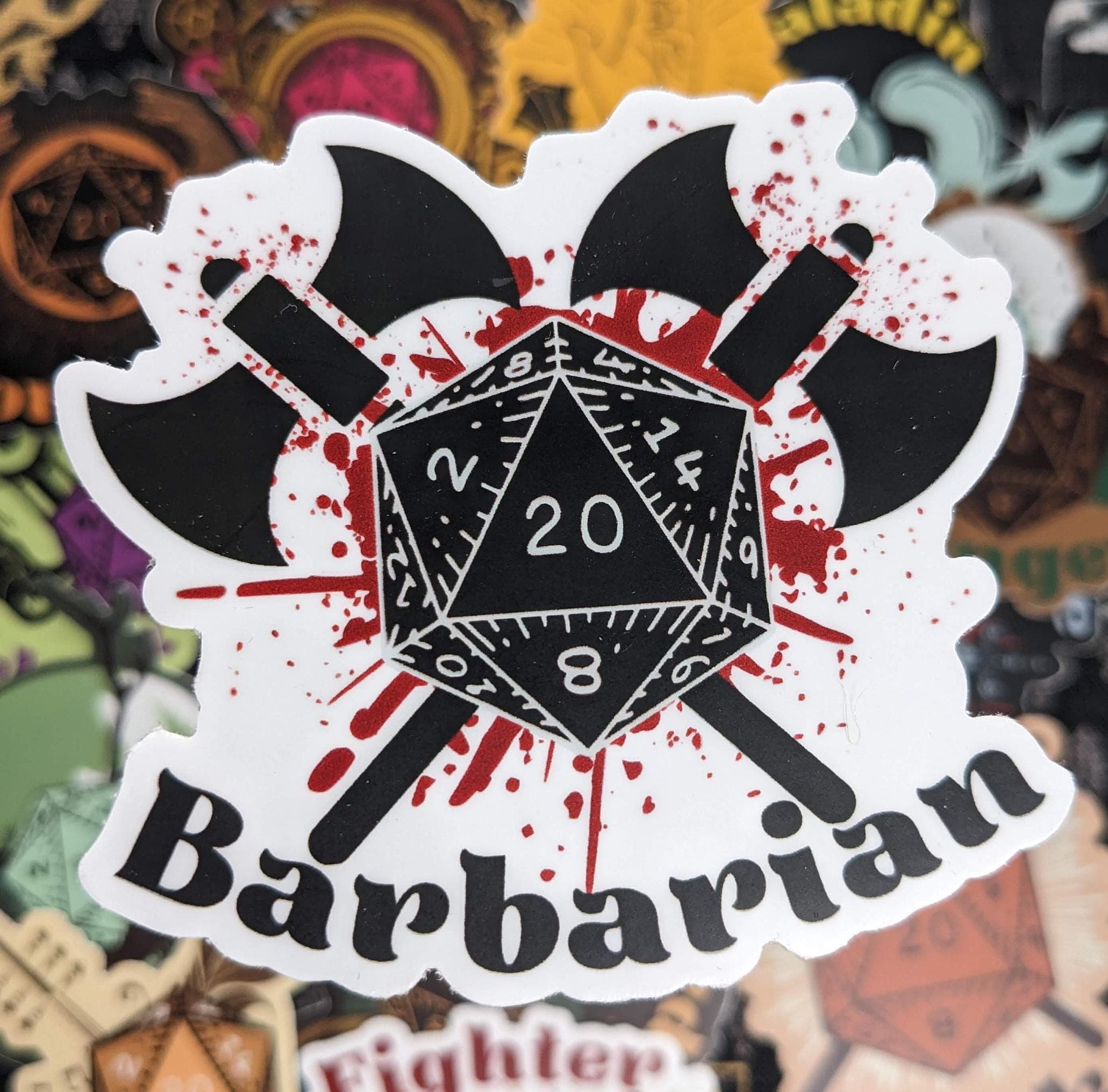 Sticker Barbarian DnD Sticker