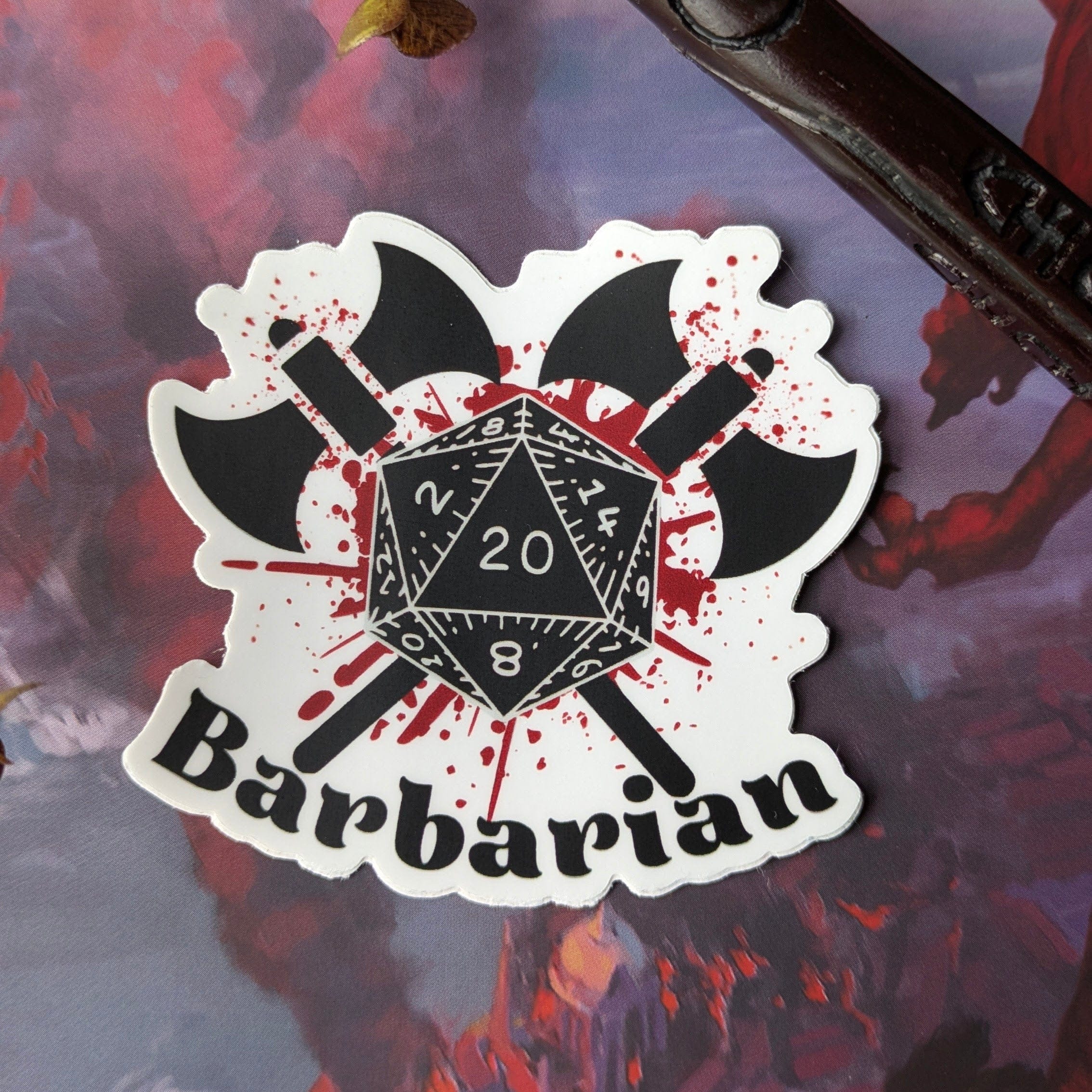 Sticker Barbarian DnD Sticker