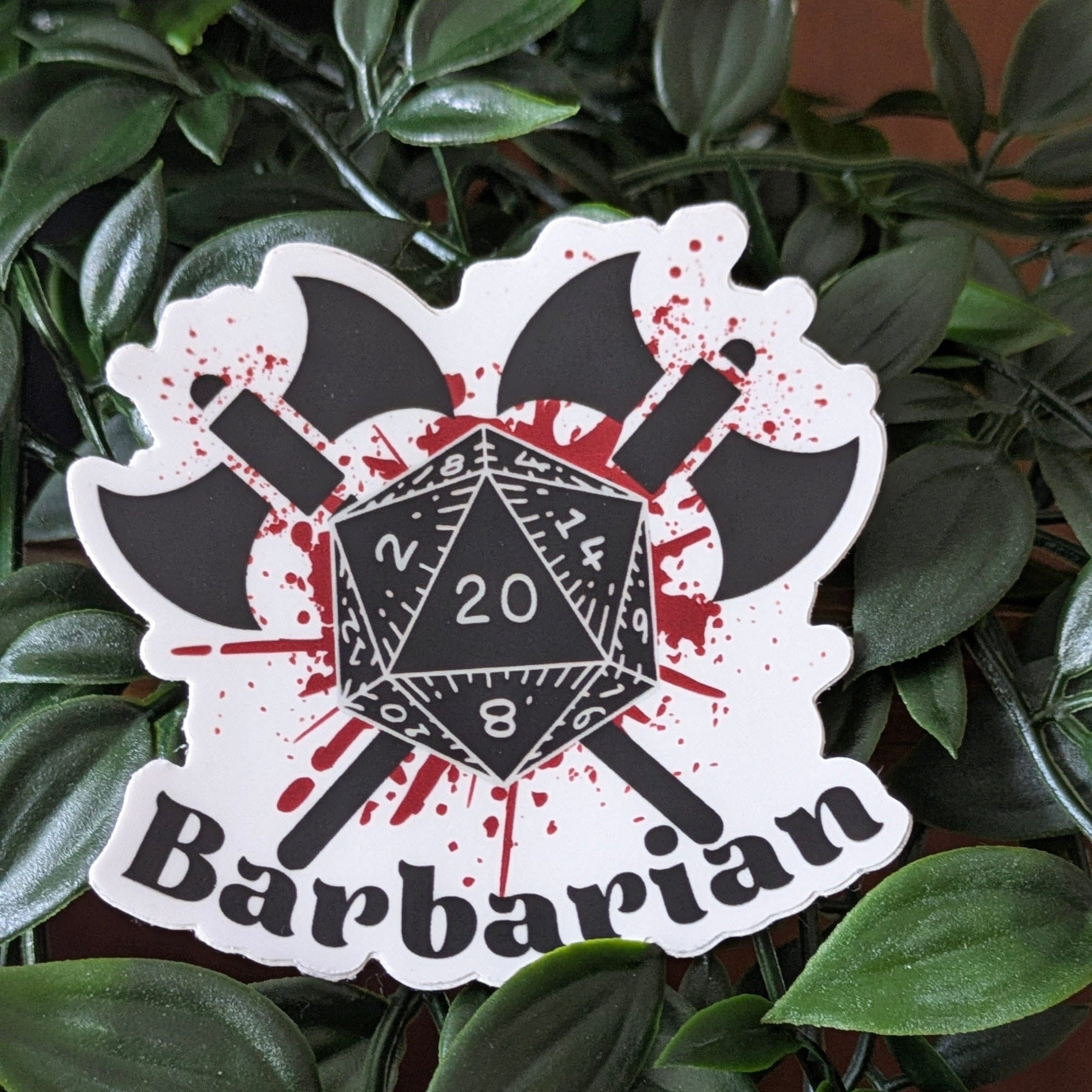 Sticker Barbarian DnD Sticker