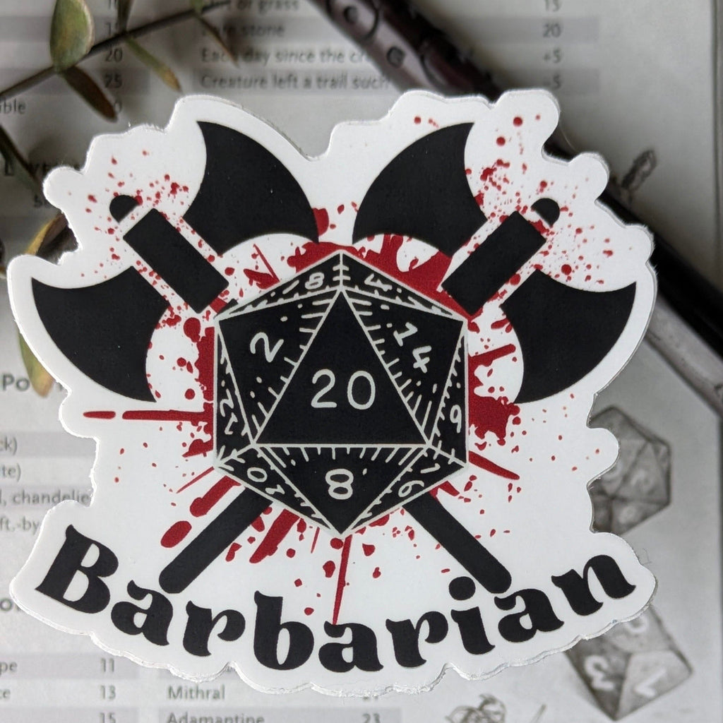 Sticker Barbarian DnD Sticker