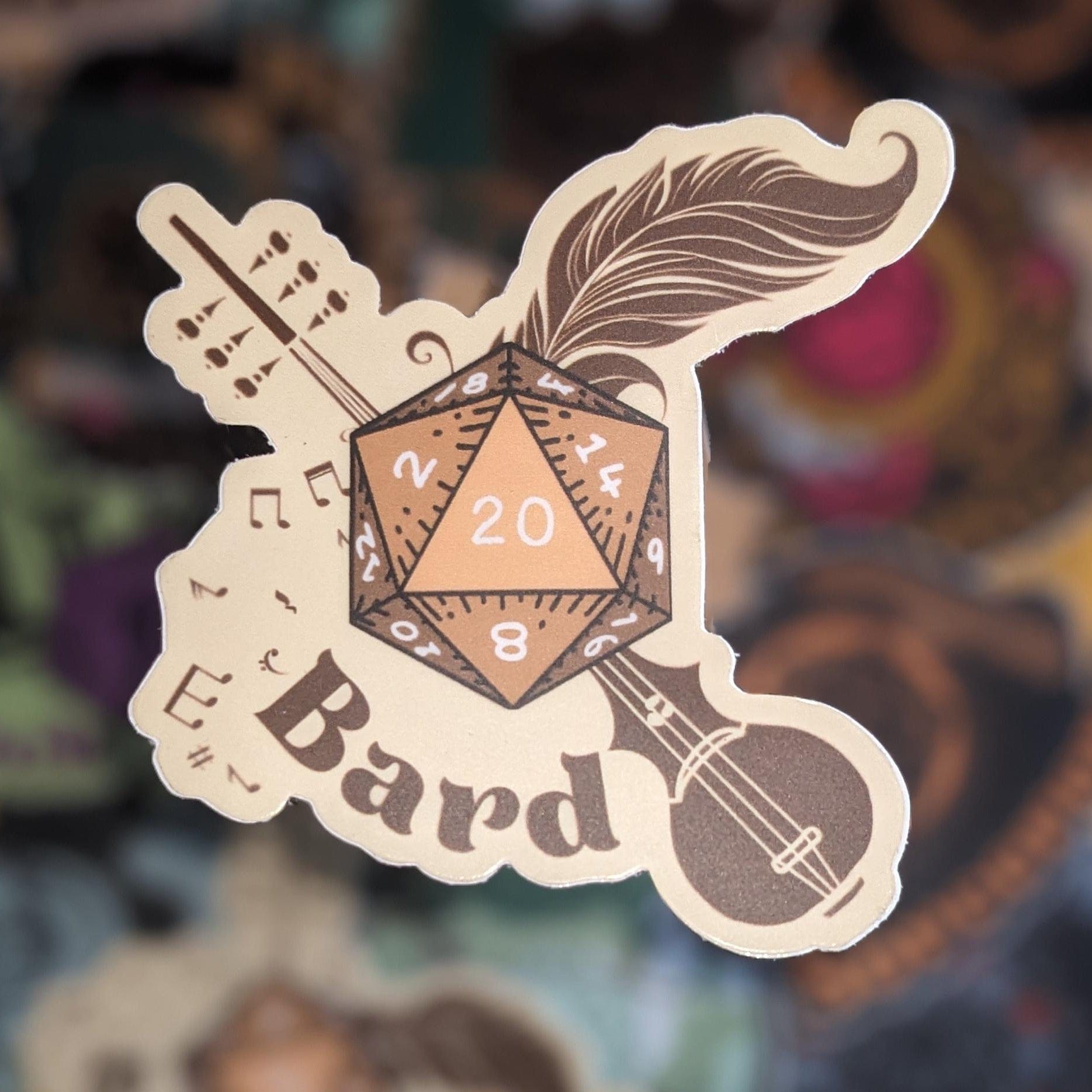 Sticker Bard DnD Sticker