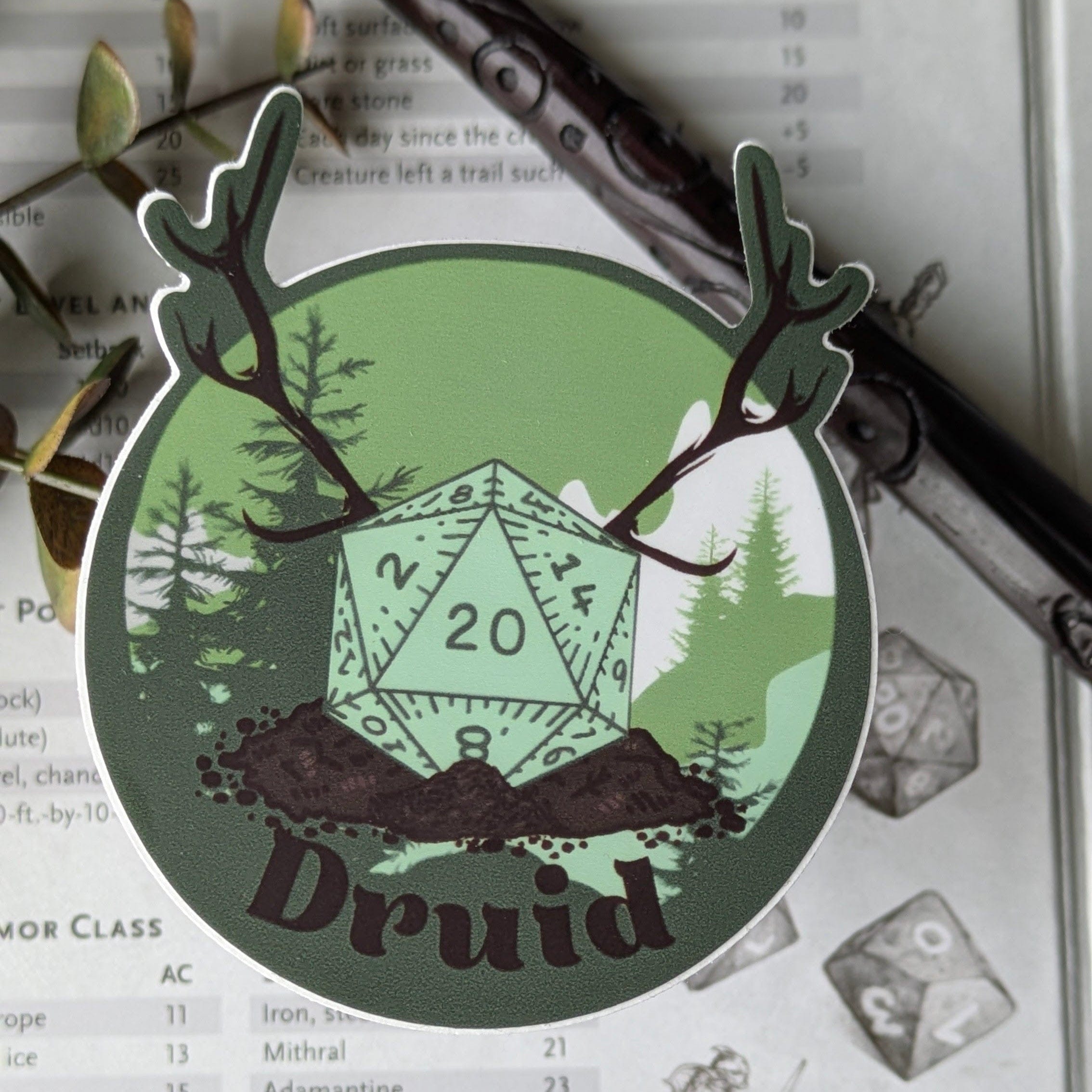 Sticker Druid DnD Sticker