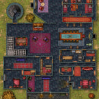 Digital Maps Mansion DnD Battle Map