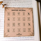 Sticker Miniature Specimens-Mini Kraft Sticker Sheet