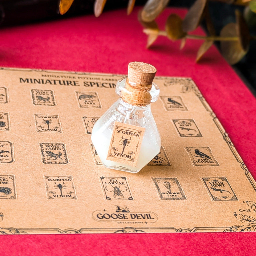 Sticker Miniature Specimens-Mini Kraft Sticker Sheet