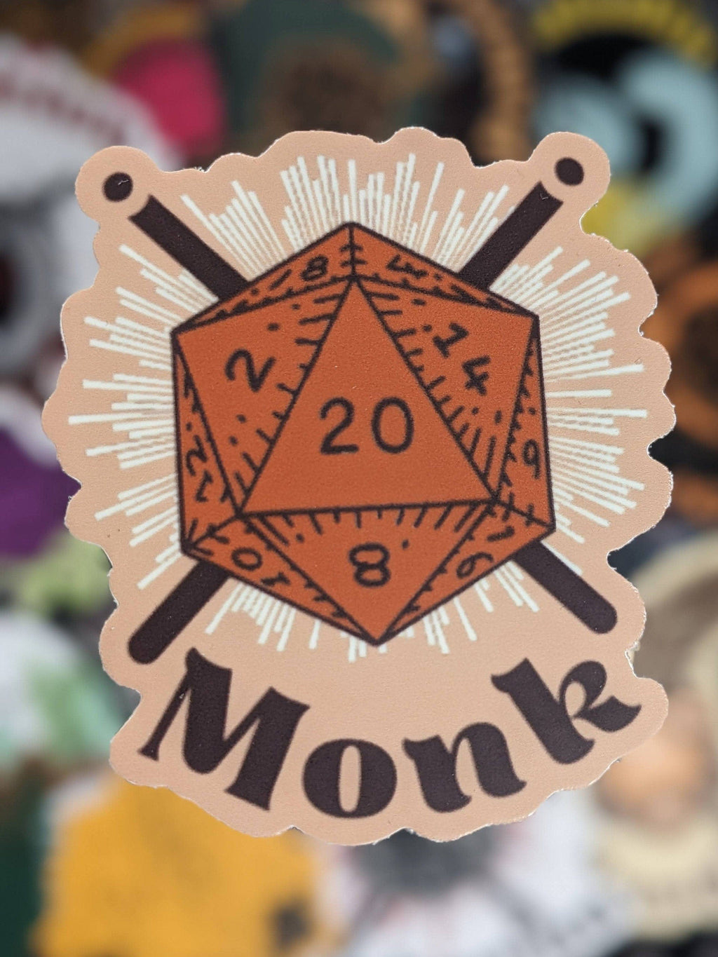 Sticker Monk DnD Sticker