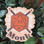 Sticker Monk DnD Sticker