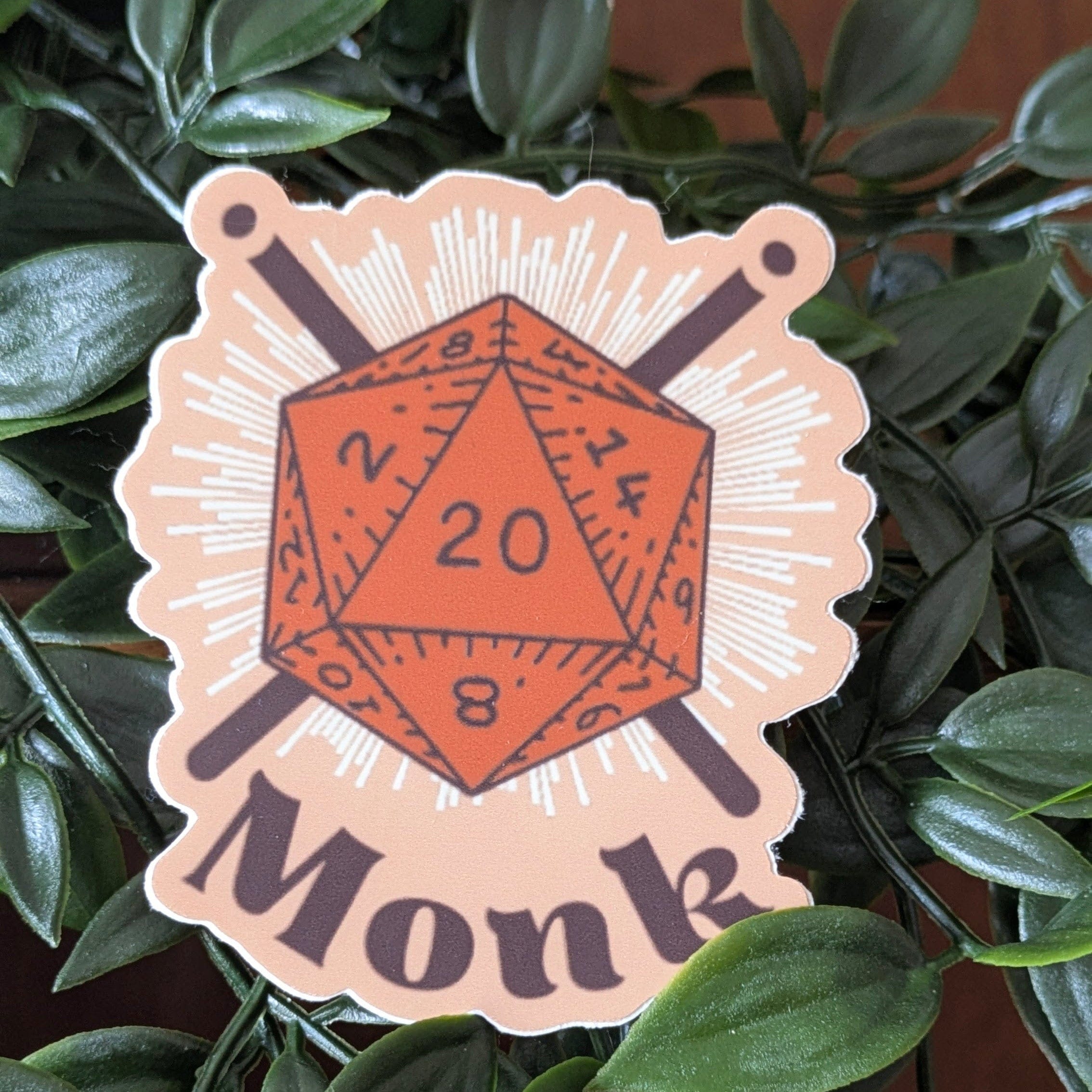 Sticker Monk DnD Sticker