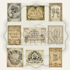 Digital Label Nautical Apothecary Labels