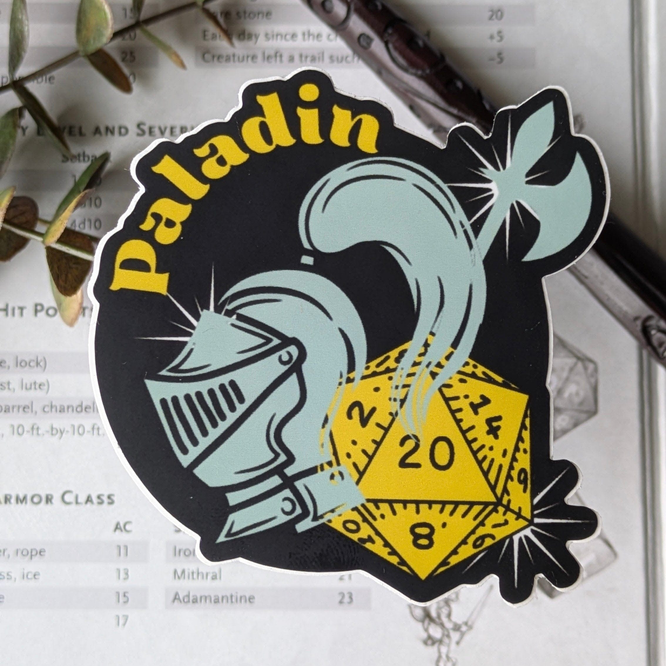 Sticker Paladin DnD Sticker