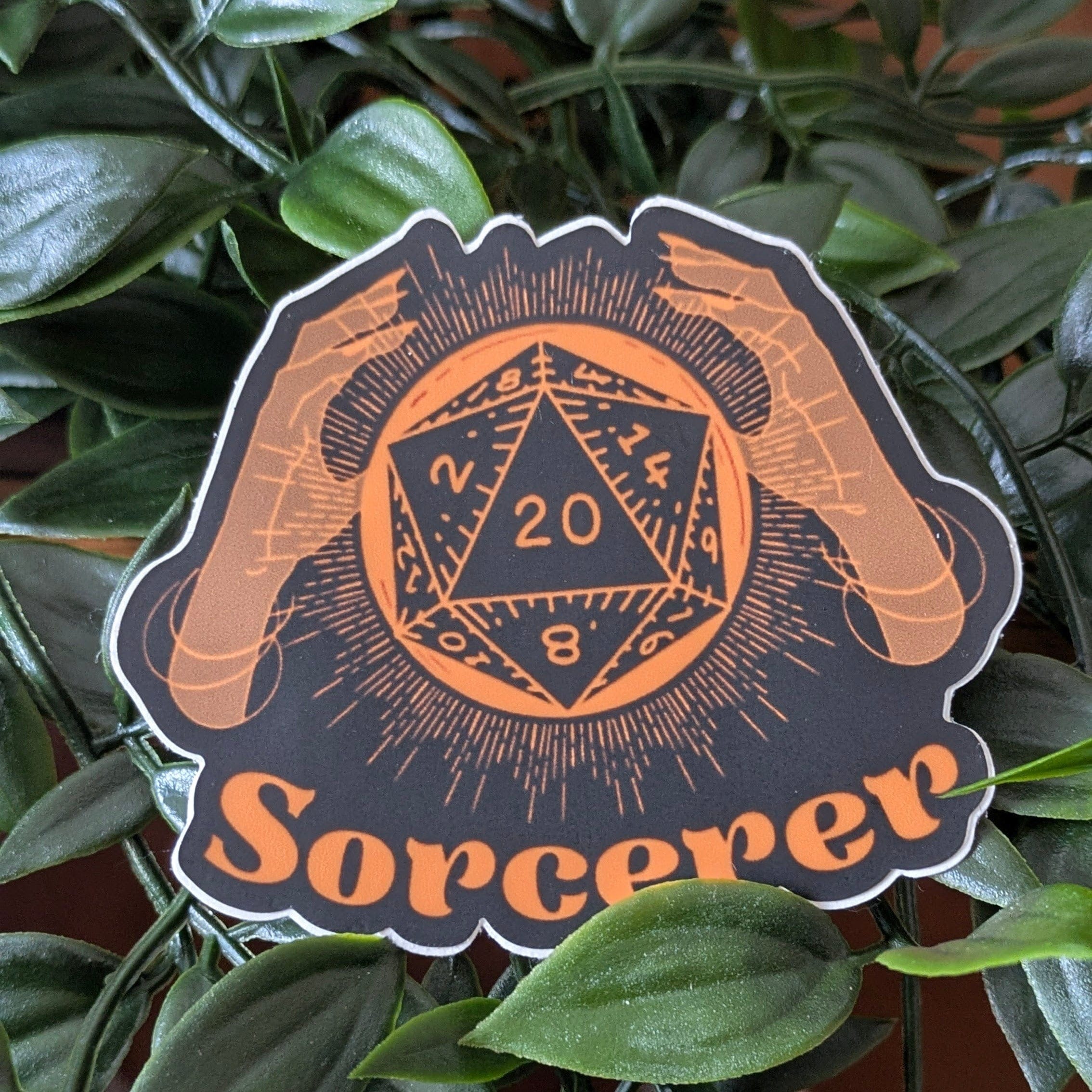 Sorcerer DnD Sticker – Goose Devil Collections