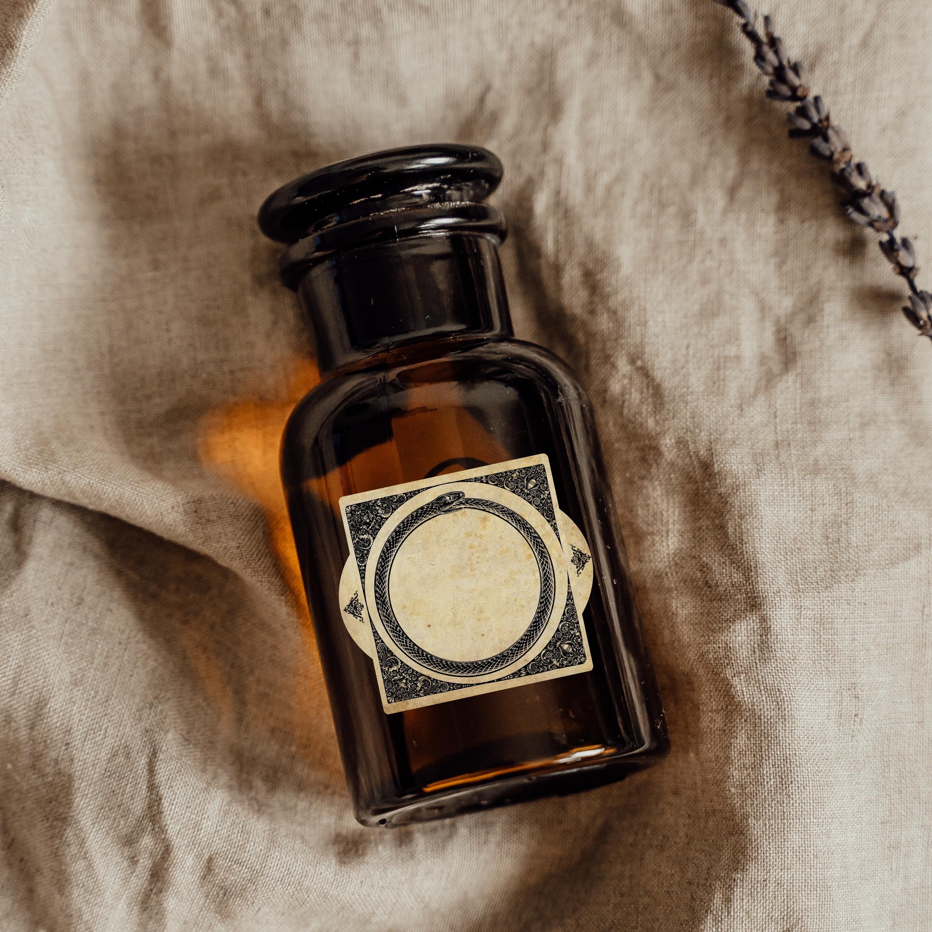 Digital Label Vintage Blank Apothecary Labels