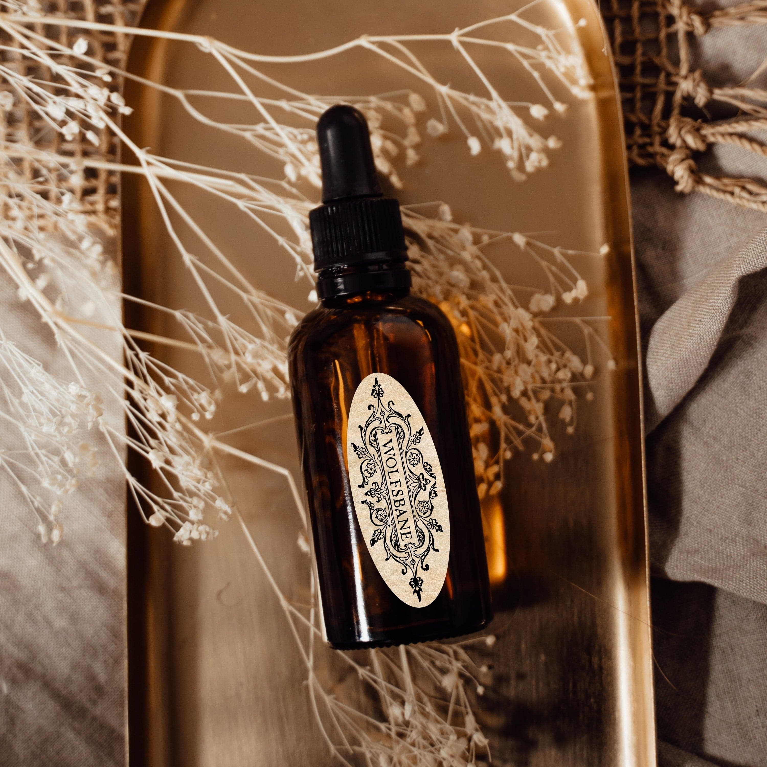 Digital Label Vintage Poison Labels