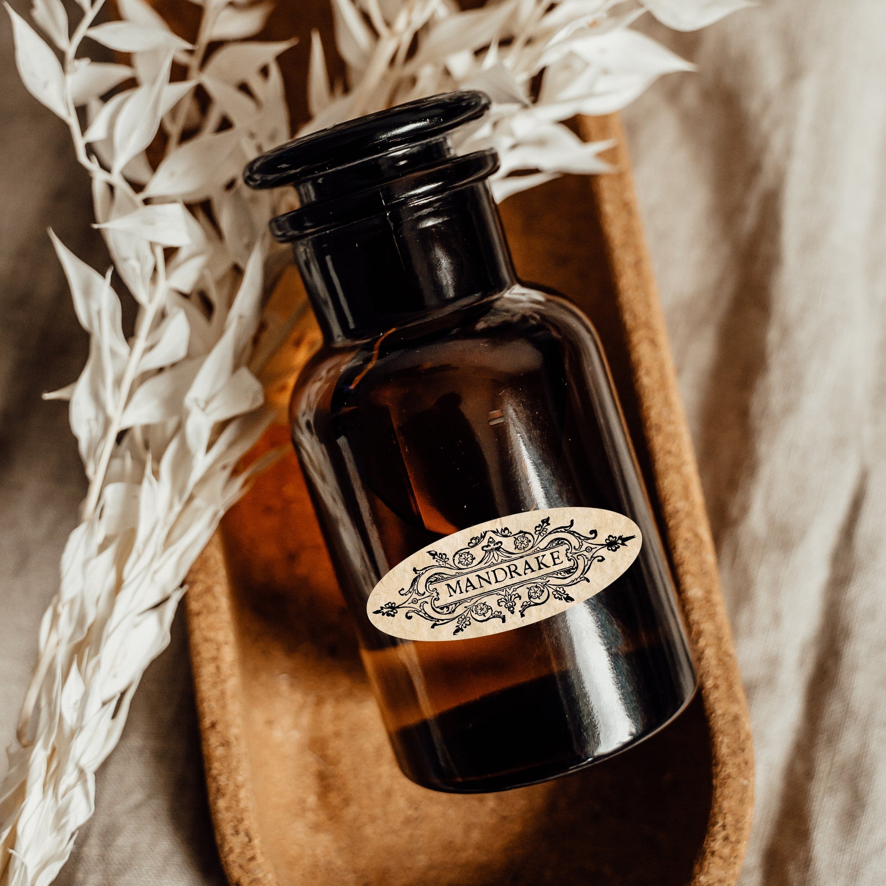 Digital Label Vintage Poison Labels