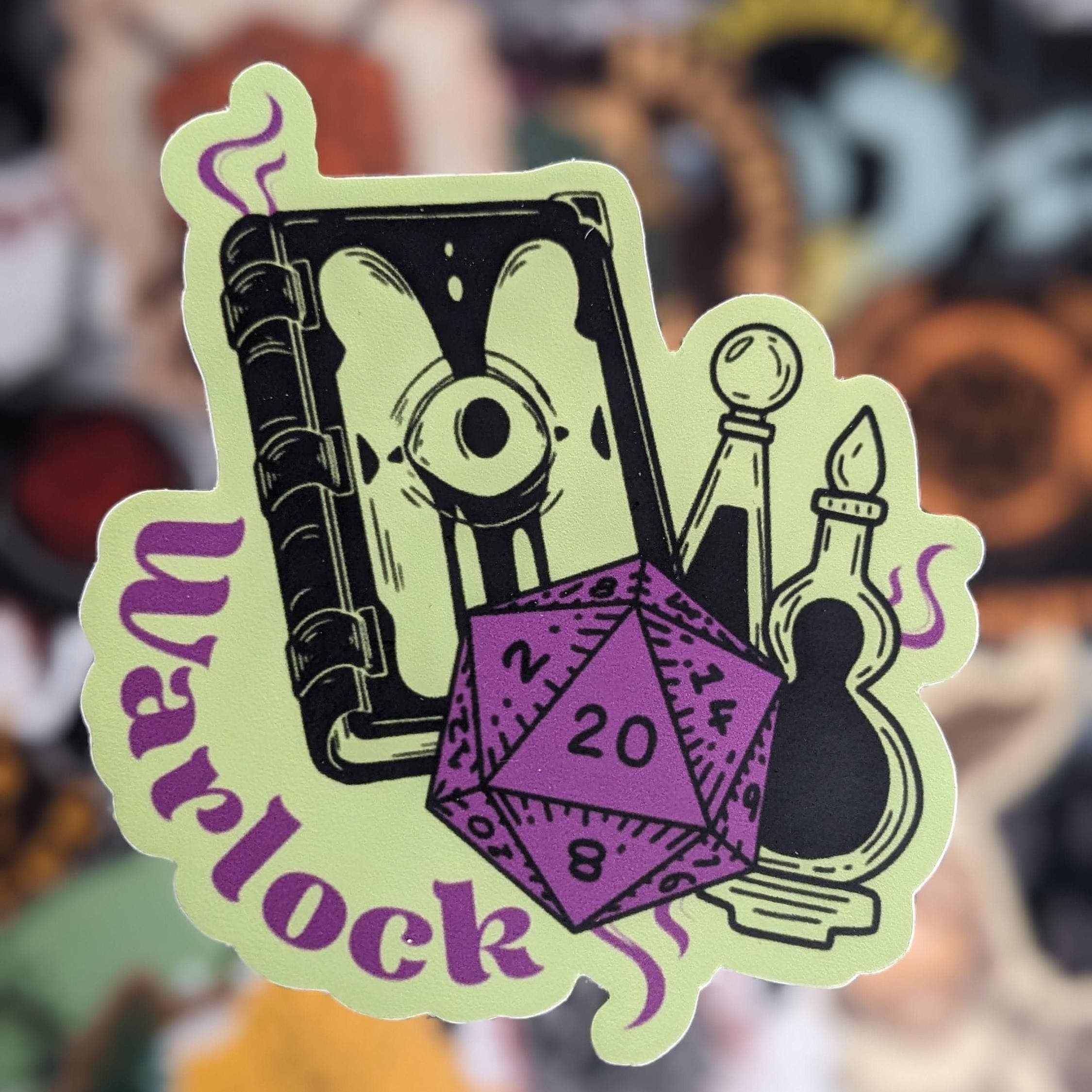 Sticker Warlock DnD Sticker