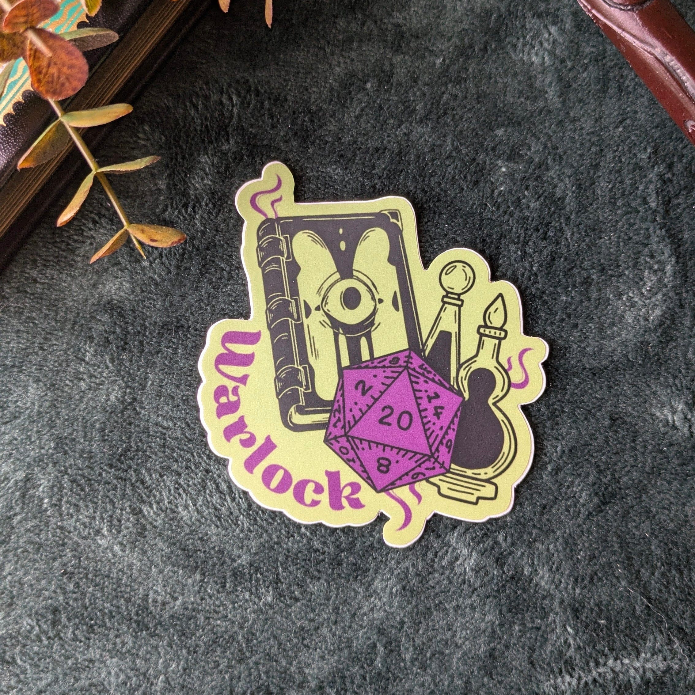 Sticker Warlock DnD Sticker