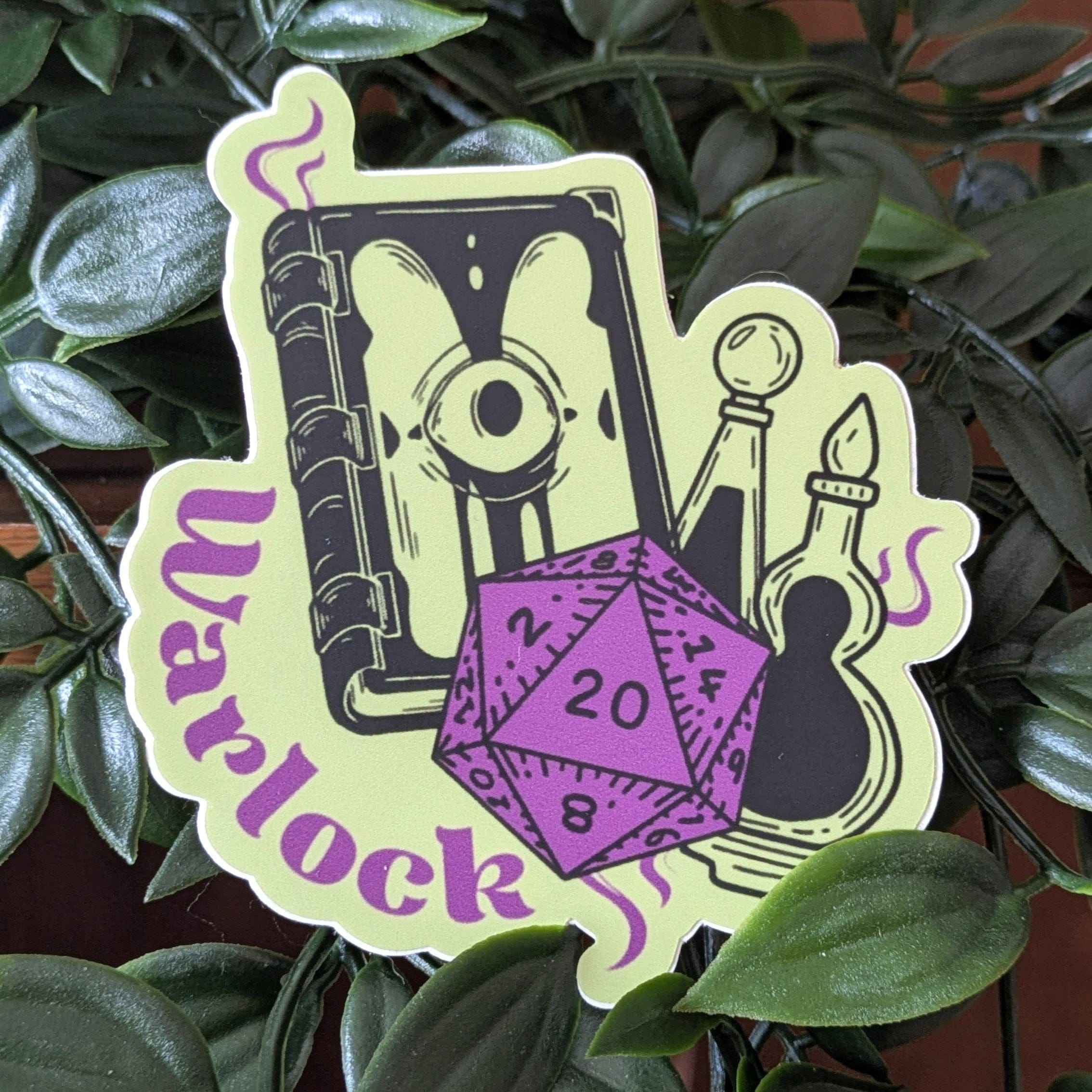 Sticker Warlock DnD Sticker