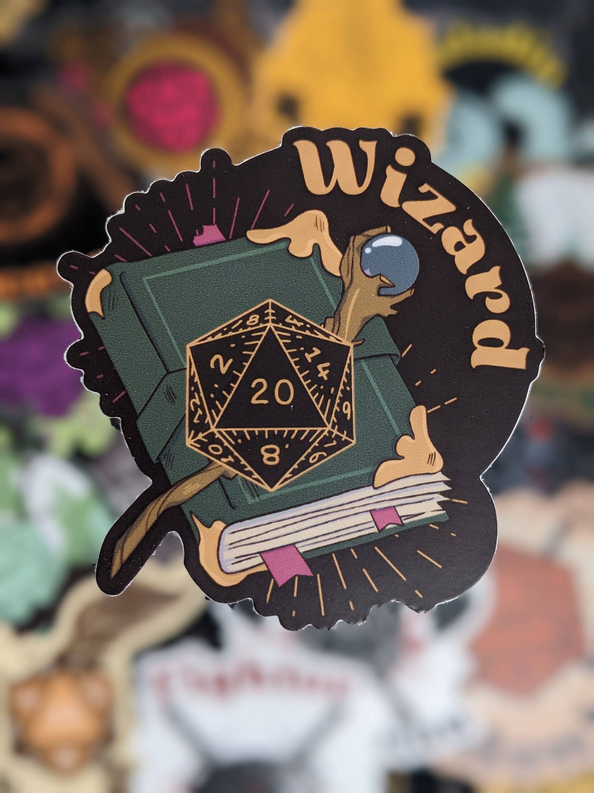 Sticker Wizard DnD Sticker