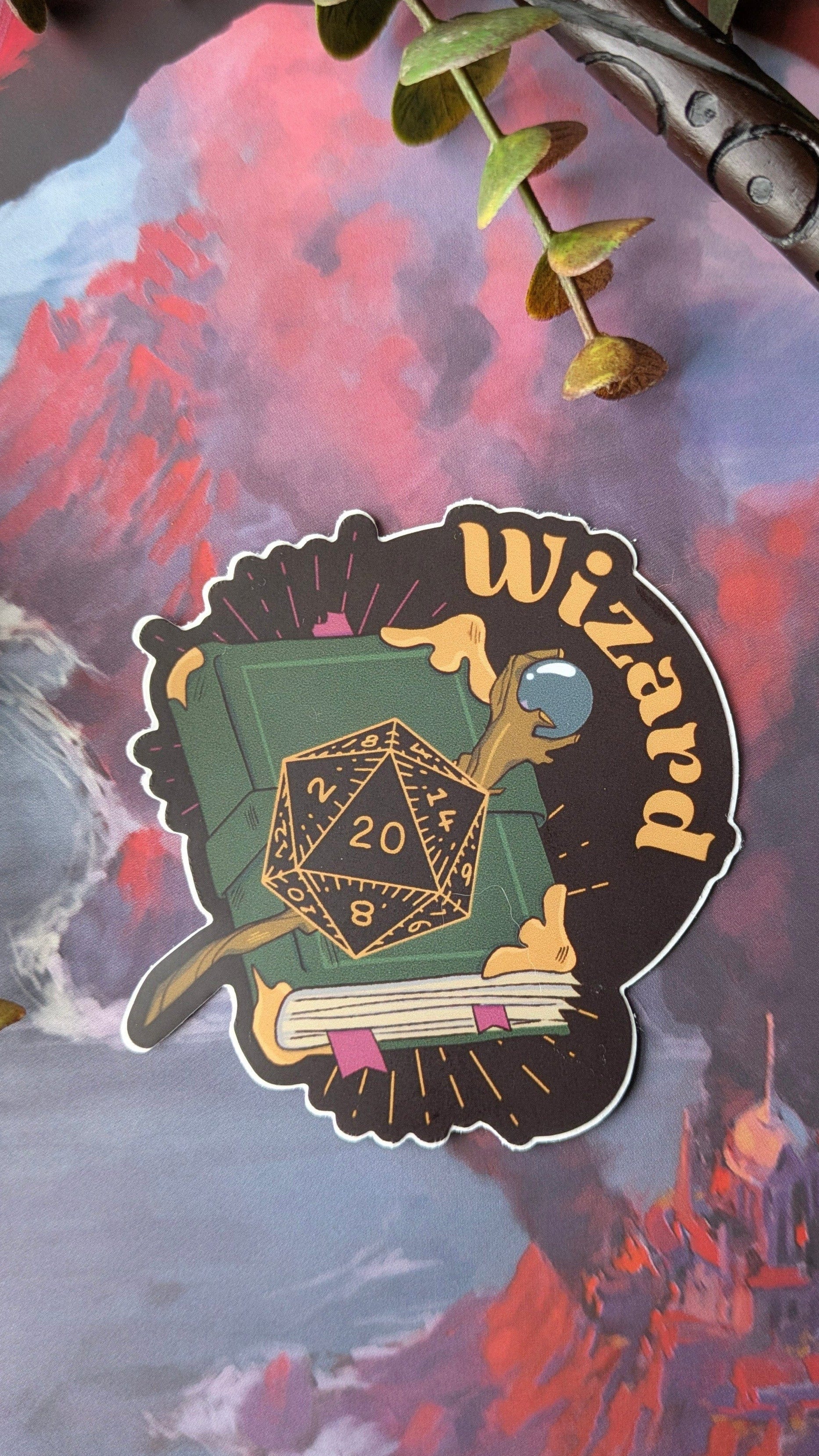 Sticker Wizard DnD Sticker