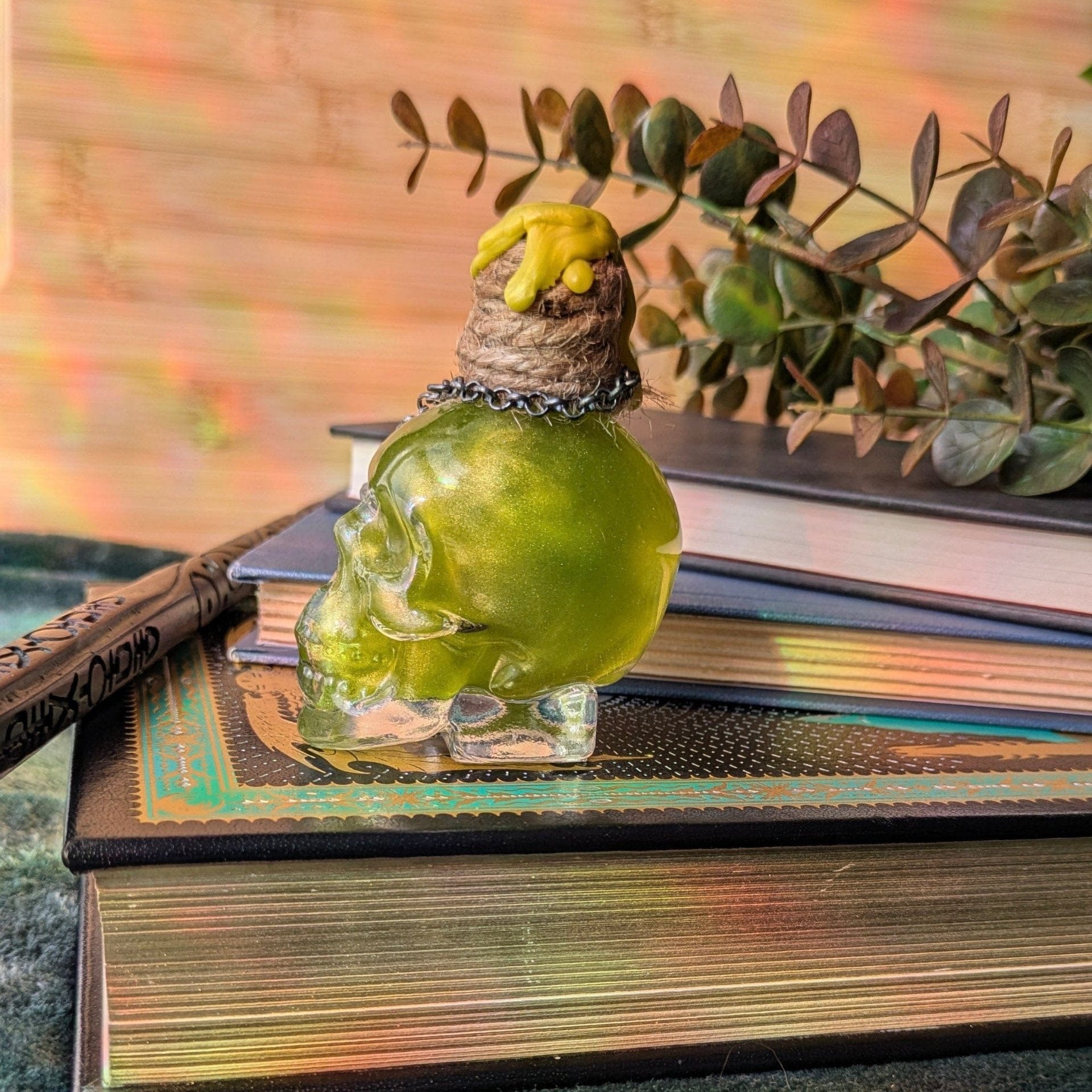 Yellow-Green Poison Skull Color-Changing Potions